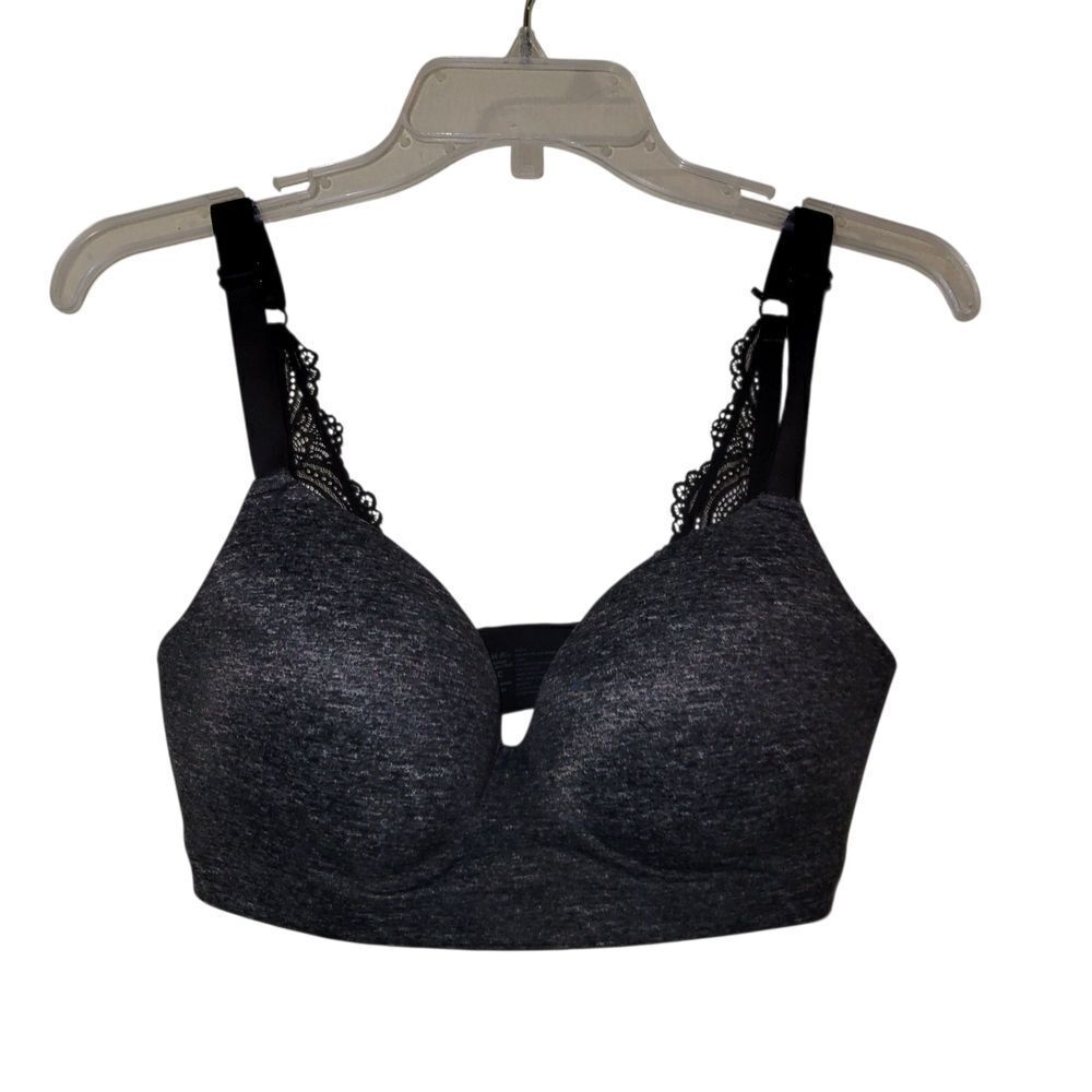 Soma Black Bra with Adjustable Straps and Full-Coverage Design